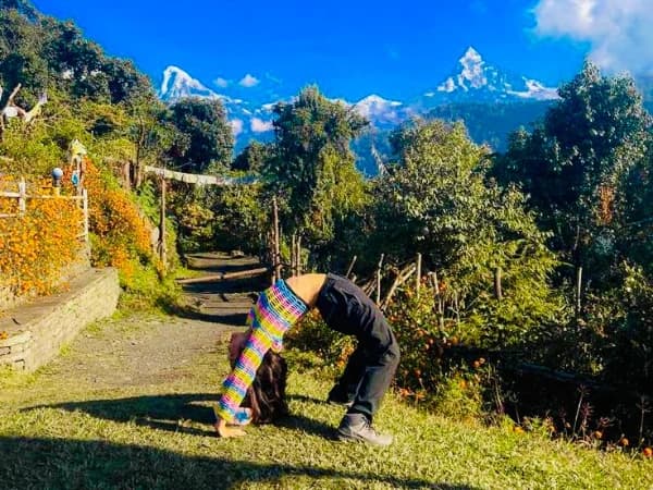 Annapurnna Yoga and Meditation Trek with Machhapuchre View