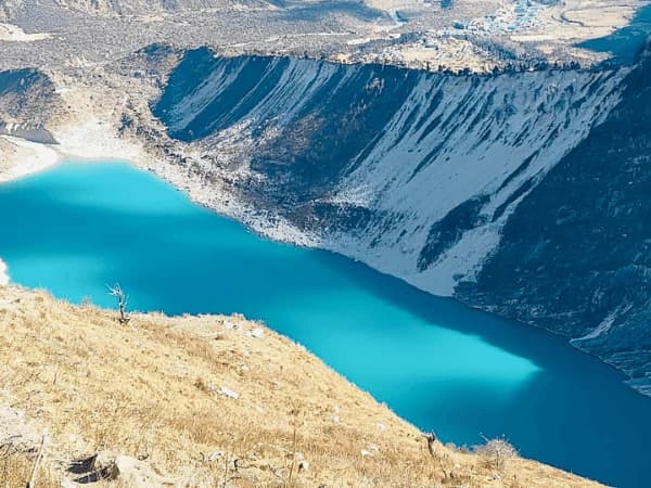 Beautiful Birendra Lake During Manaslu Trek
