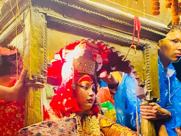 chariot procession to kumari