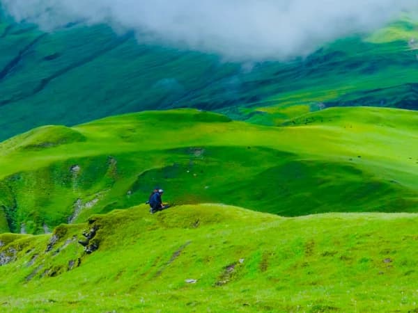 Dhorpatan Raajban Pastureland During the Trek