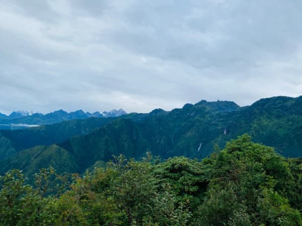 Scenic Mountain Views During Panch Pokhari Trek
