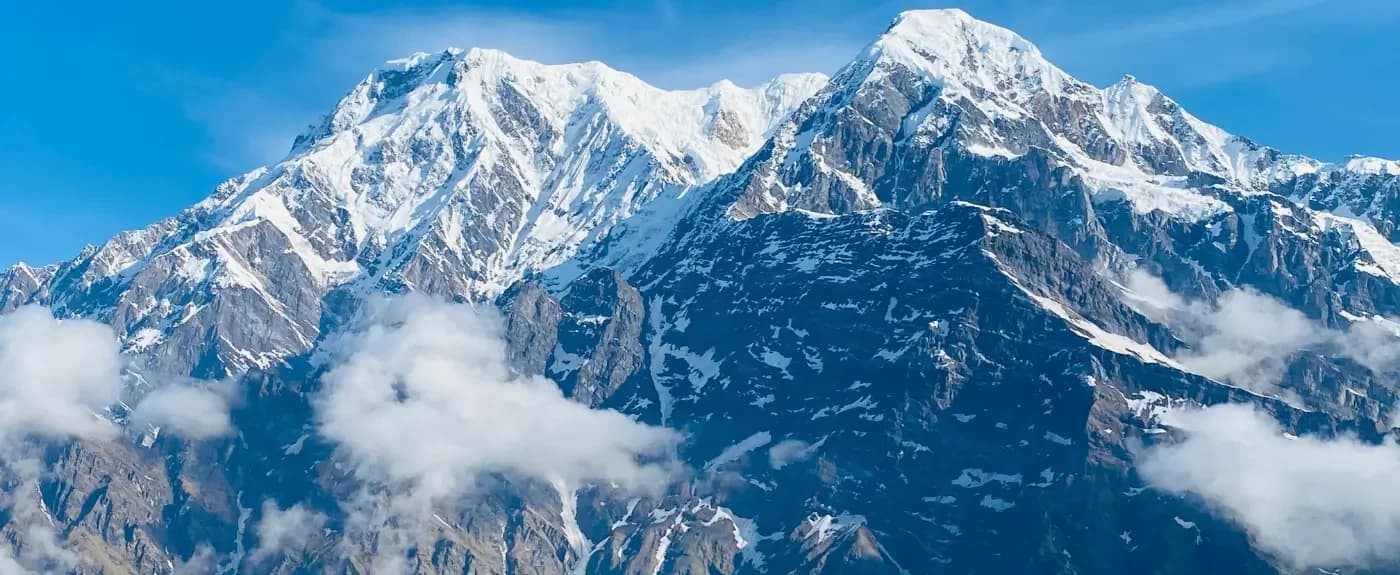 Annapurna South Range During Mardi Himal Trek