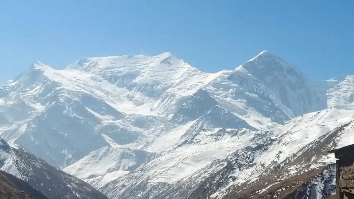 In Pisang Peak Before Thorang La Pass