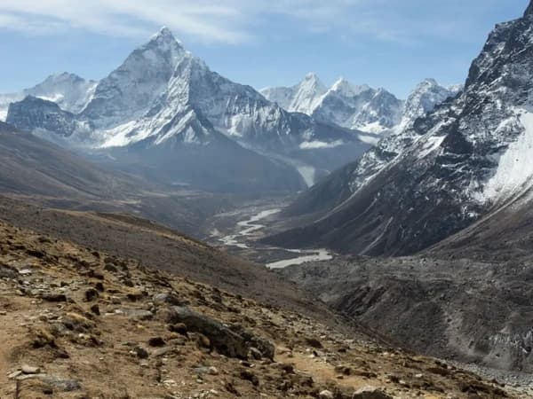 Ama dablam from lobuche