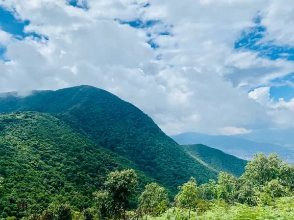 Beautiful edge of champadevi