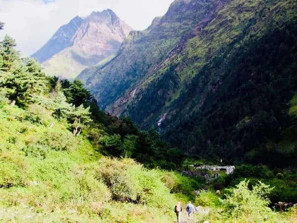 During manaslu trek near namrung