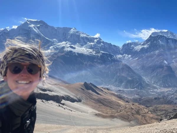 Near nar fu village in annapurna circuit