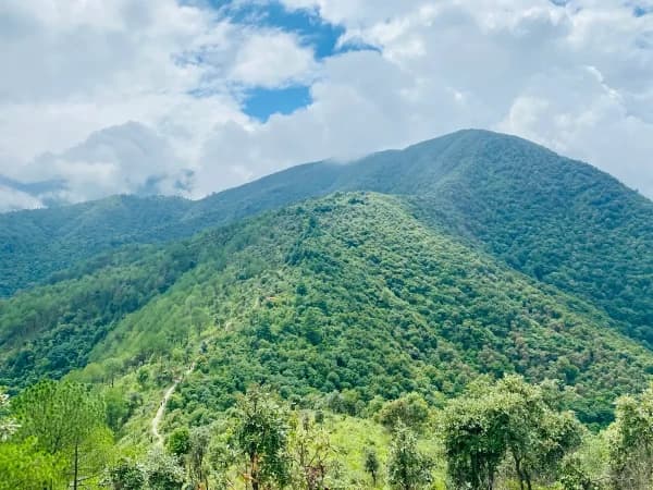 Way to champadevi hiking