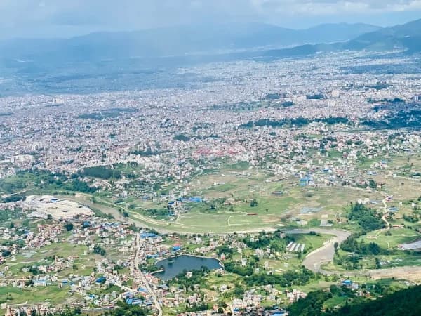 Wow view during champadevi hike
