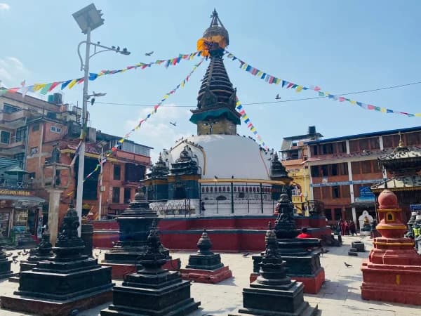Ancient Stupa In Kathmandu Thaiti