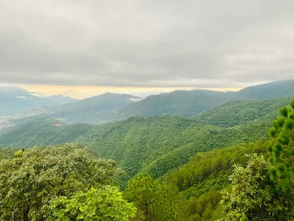 Beautiful Hills During Champadevi Chandragiri Hike