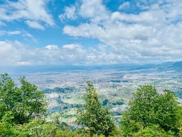 Beautiful Taudaha Lake During Champadevi Chandragiri Hike