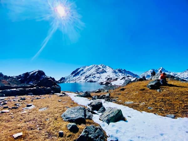 During Gosaikunda Surya Peak