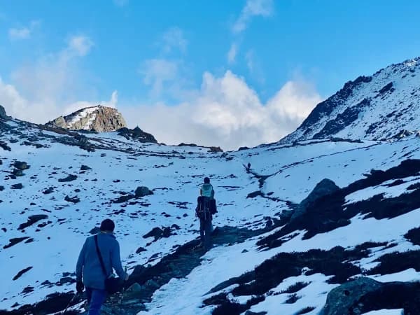 During Gosaikunda Trek Suryakunda