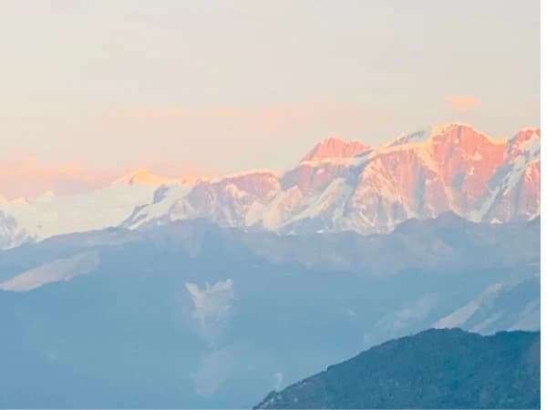 Himalayas Views From Ghalegaun