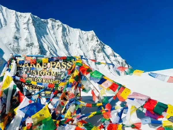 Larkya La Pass During Manaslu Circuit Trek 1