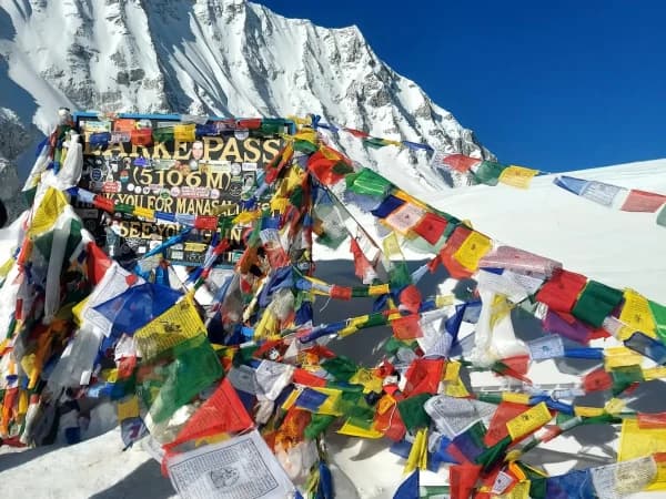 Larkya La Pass During Manaslu Circuit Trek 2