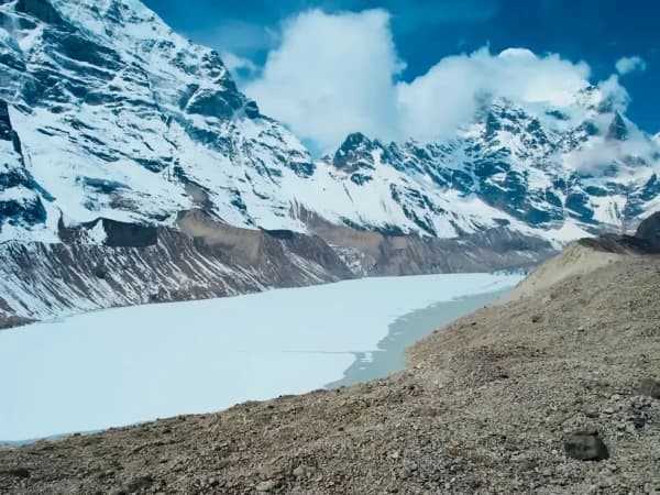 Lower Barun Glacial Lake