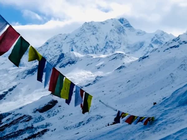Manaslu Circuit Trek View From Manaslu Base Camp