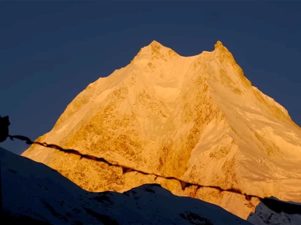 Manaslu Himal During Sunrise