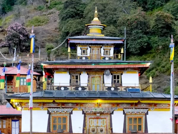 Monastery In Tsum Valley