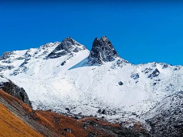 Mountain Seen From Khayar Lake