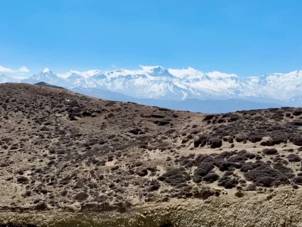 Mountain Views From Upper Mustang Trek