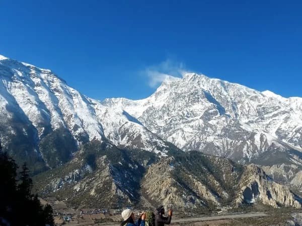 Nilgiri Annapurna Ranges Andkaligandaki Gorge In Annapurna Trek