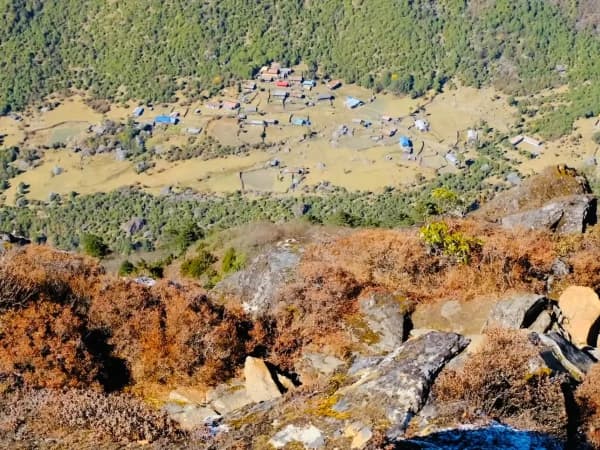 Phale Village 3256m. In Kanchenjunga Trail