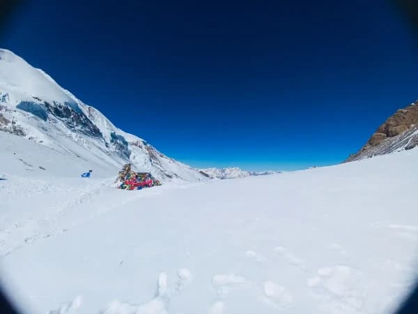 Thorang La Pass During In Annapurna Circuit