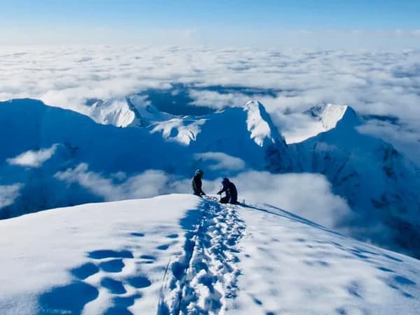 View From Mera Peak Summit 1