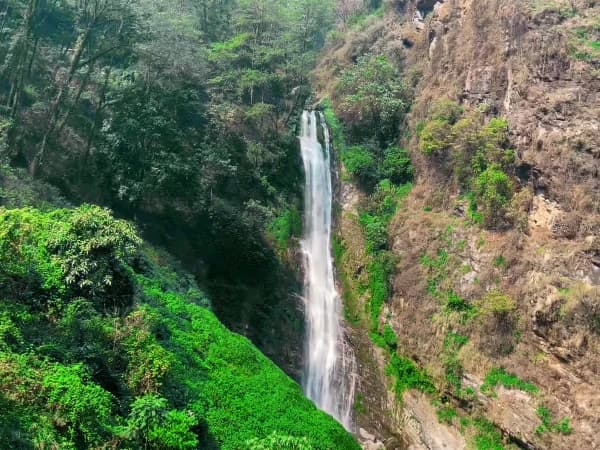 Waterfall On A Way To Sikles