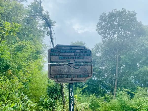 Way To Bhasmasur Board During Chandragiri Trek