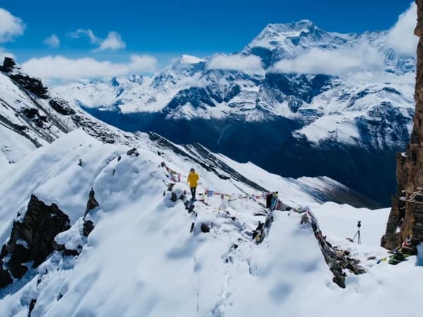 Kang La Pass During Annapurna High Passes Trek