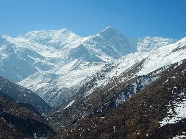 In Pisang Way to Annapurna Circuit Ttrek